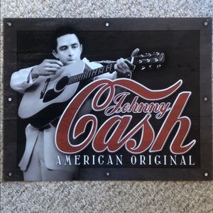 Johnny Cash Tin Sign